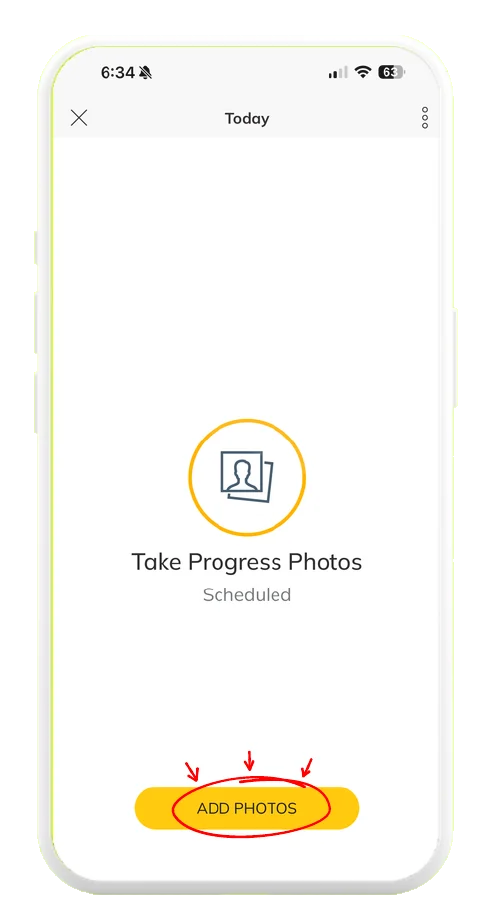 Trainerize screenshot, step 3