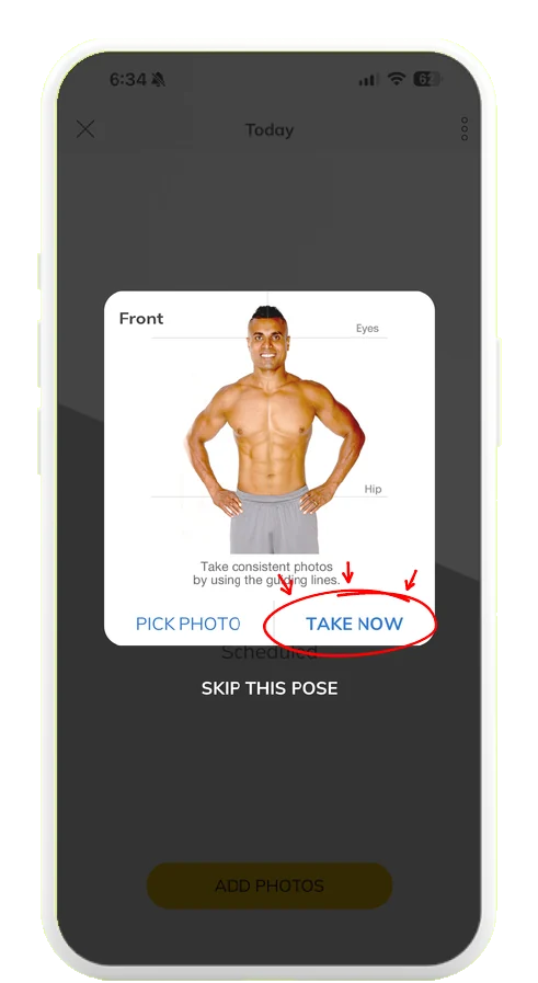 Trainerize screenshot, step 5