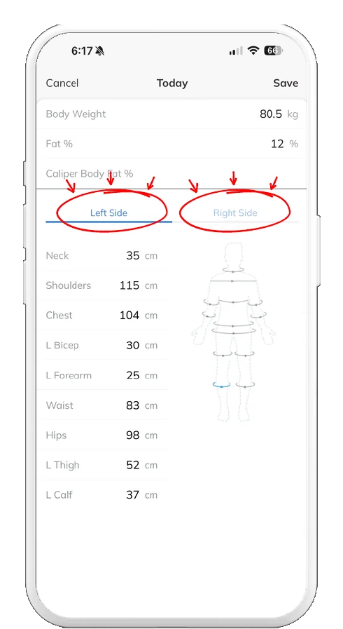 Trainerize screenshot, step 3